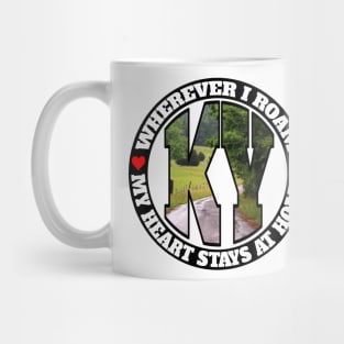 Heart Stays Home - Kentucky Mug